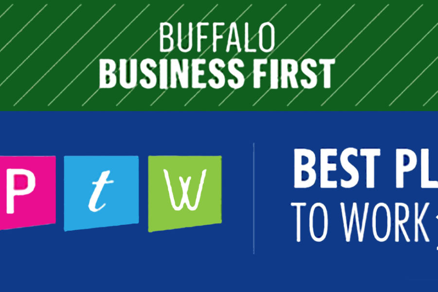 Buffalo Business First Best Places to Work banner, 2021