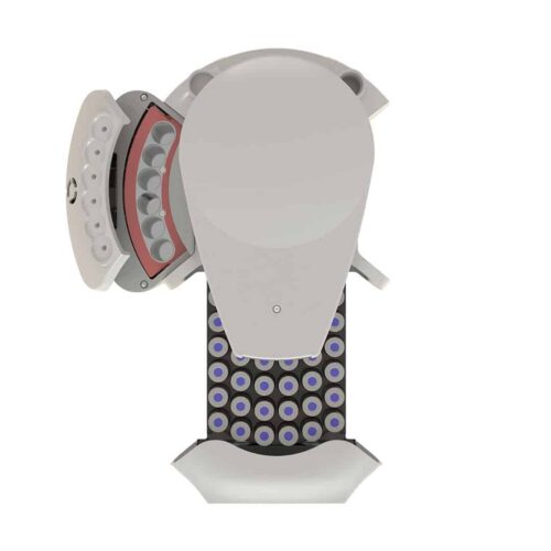 HTA 2000H Autosampler, Top view, Open Tray