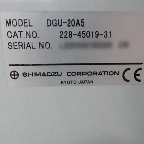 Shimadzu DGU-20A5 HPLC Degasser Back