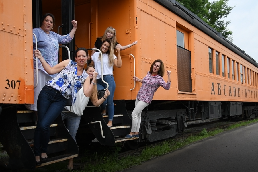 Excellent training and a train ride! Choo-choo!