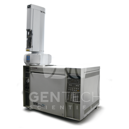 Agilent HP 5890 Series II Plus GC with HTA Sampler Left Angle