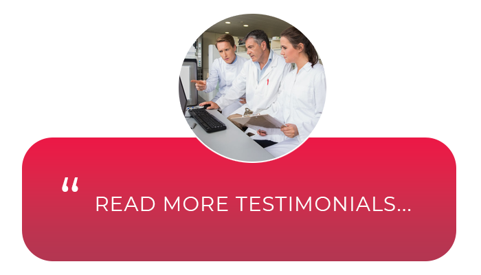 Visit our homepage to read more Testimonials