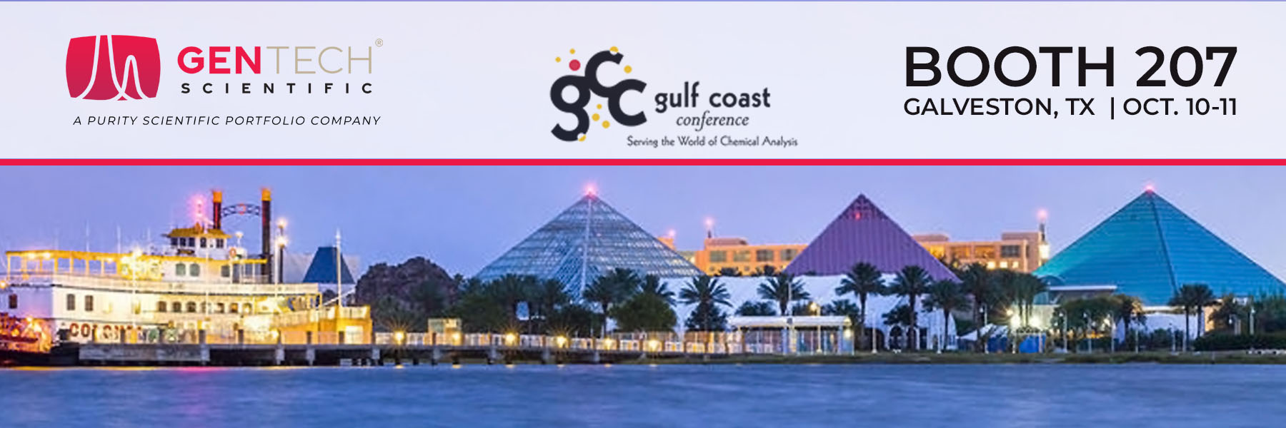 GenTech Scientific Excited to Exhibit at Gulf Coast Conference 2023