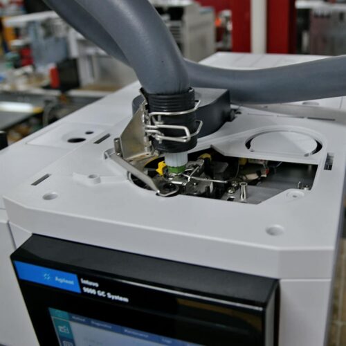 Flame Ionization Detector (FID), SplitSplitless, on Agilent Intuvo 9000 GC System
