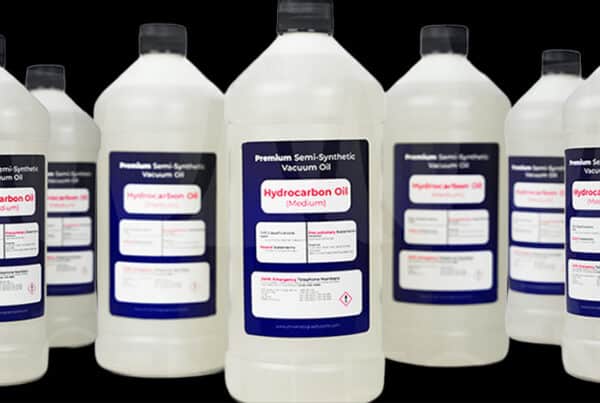 Semi-synthetic hydrocarbon vacuum pump oil